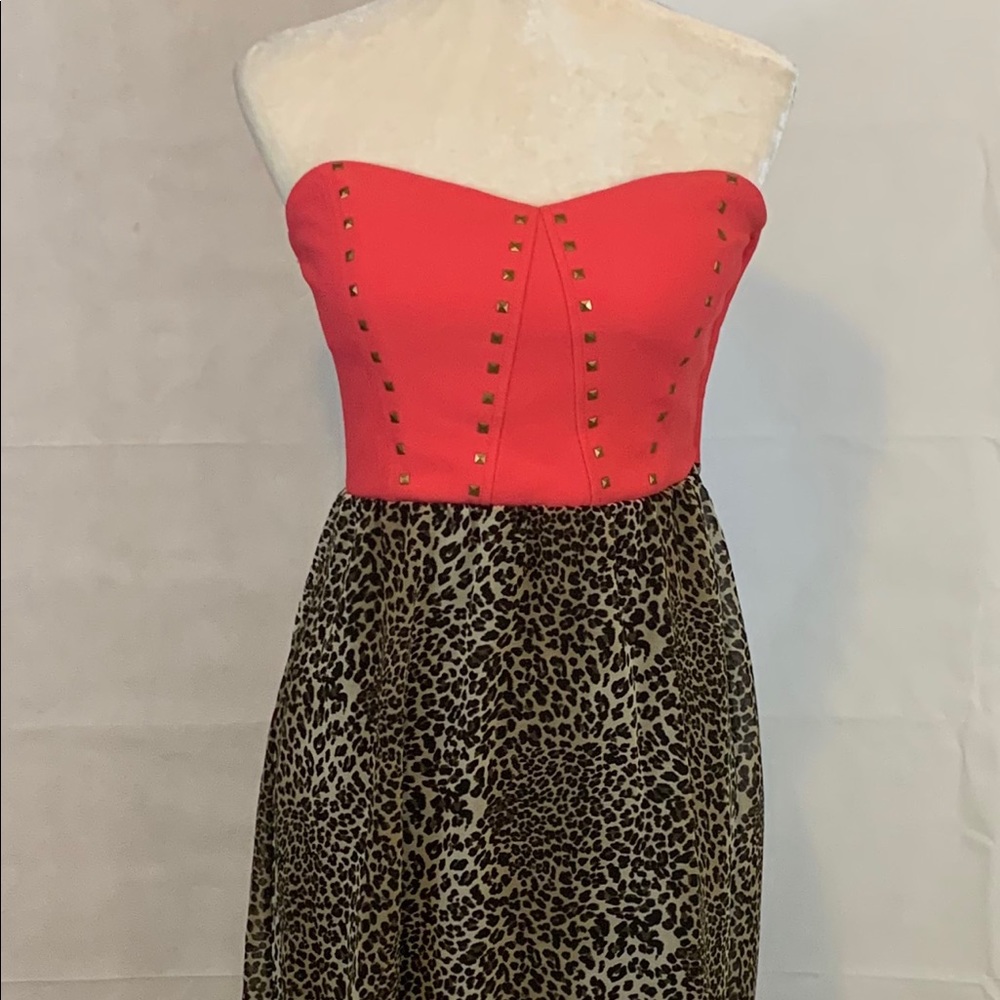 Emerald Sundae Pink Top Animal Print Bottom